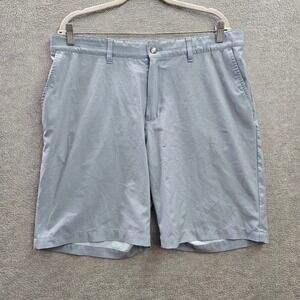 Adidas Men Shorts‎ 36 Blue Golf Performance Stretch Chino Slash Pockets